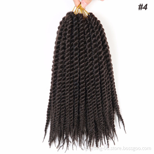 Twist synthetic Braiding Crochet Hair Extension Senegalese Twist Crochet ombre Braids Twists Box Braid jumbo Silver Grey